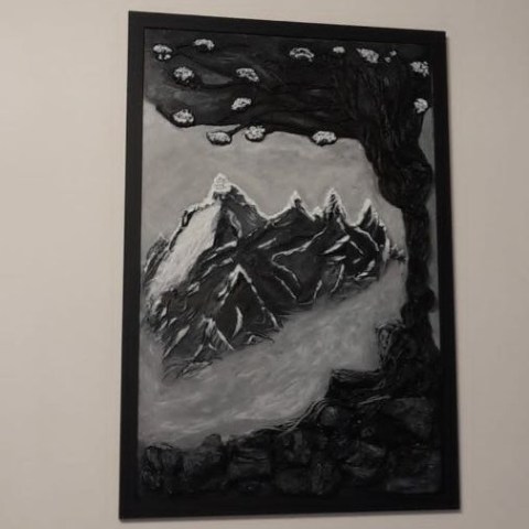 Painting from Gypsum